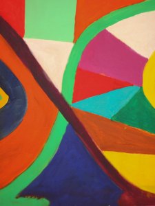 36A-3694-171 WALKING STICKS IN LOVE-24in.X24in.-Acrylic-on-Canvas