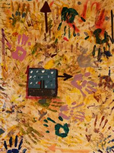 10EW-3482-34-AFGHAN-INVASION,-30in.X40in.-Acrylic-on-Canvas