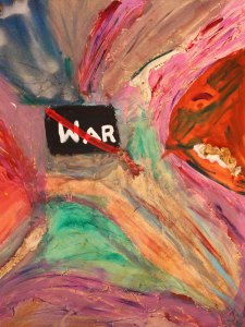 11EW-3682-161-WAR,-30in.X40in.-Acrylic,-Mixed-Media-on-Canvas