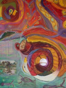 3EW-3442-13-48in.X60in.-Acrylic,-Mixed-Media-on-Canvas