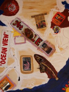 8EW-3433-4-OCEAN VIEW, 48in.X60in.-Acrylic,-Mixed-Media-on-Canvas