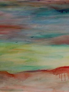 16MI-3513-57-TWO-BIRDS,-40in.X30in-Acrylic-on-Canvas