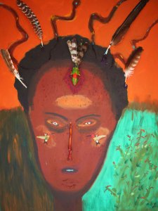 31S-3608-113 HUMMINGBIRD WOMAN