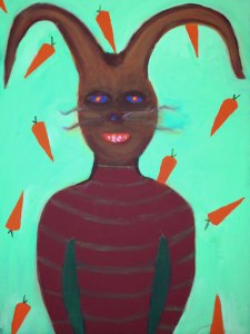 10MM-3723-190-RABBIT-1-18in.X24in.-Acrylic-on-Canvas
