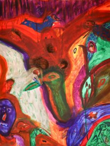 11MM-3745-208-16in.X20.-Acrylic,-Mixed-Media-on-Canvas