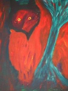 15MM-3747-210-OWL-16in.X20in.-Acrylic-on-Canvas